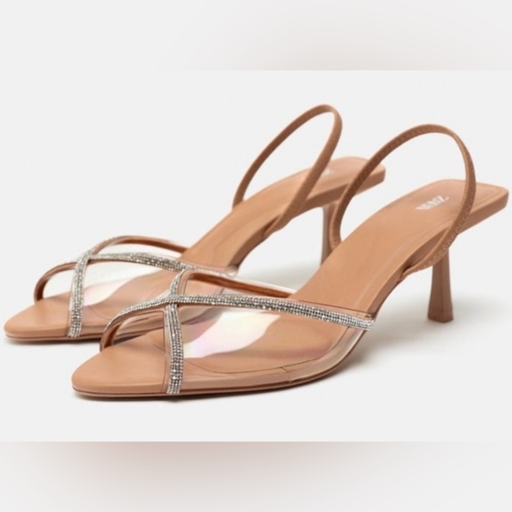 Zara rhinestone sandals